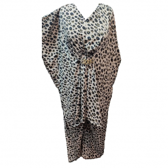 animal print kaftan